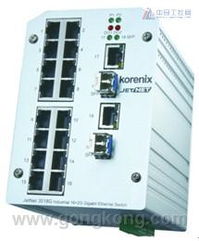 科洛理思JetNet 3018G-16-2G工業(yè)以太網(wǎng)交換機 堅固網(wǎng)絡(luò)的核心樞紐